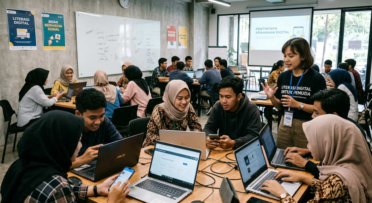 Workshop Literasi Digital Pemuda - kegiatan LIVESGP SIAK