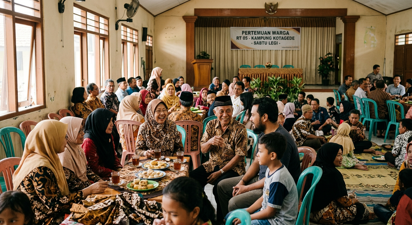 Pertemuan komunitas LIVESGP SIAK - masyarakat Indonesia berkumpul bersama